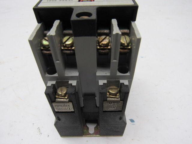 Square D 8501 Type XO-40 Series A Open Type AC Control Relay 120V 60Hz Coil