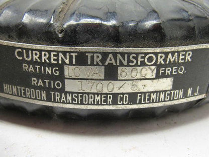 Hunterdon Current Transformer 10VA Ratio 1700/5 60Hz