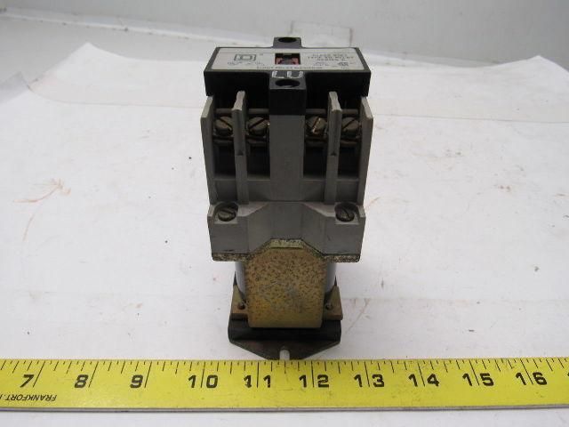 Square D 8501 Type XDO-20 Series A AC Control Relay 120V 60Hz Coil