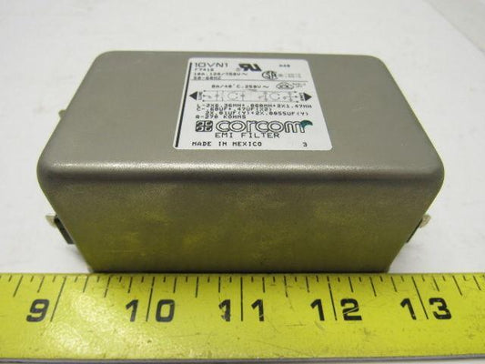 Corcom 10VN1 F7416 EMI FILTER 10A 120/250V 50-60Hz