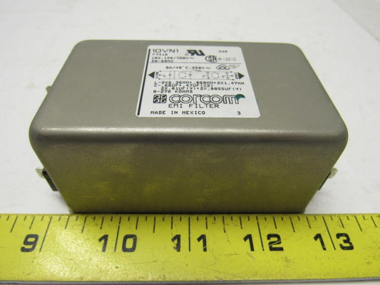 Corcom 10VN1 F7416 EMI FILTER 10A 120/250V 50-60Hz