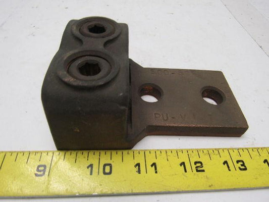 PU-VI-T 500-800 MCM Bronze 2 Hole Mechanical Connector Lug