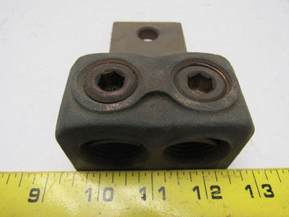 PU-VI-T 500-800 MCM Bronze 2 Hole Mechanical Connector Lug