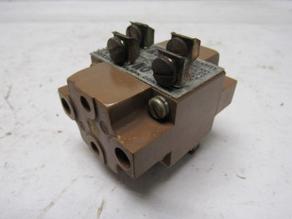 Sylvania PB Contact Blocks Bulletin 100 HD 2NC-2NO Panel Mounted