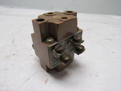 Sylvania PB Contact Blocks Bulletin 100 HD 2NC-2NO Panel Mounted