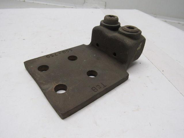 T&B 500-750 MCM Bronze 2 Hole Mechanical Connector Lug 4 Hole Mount