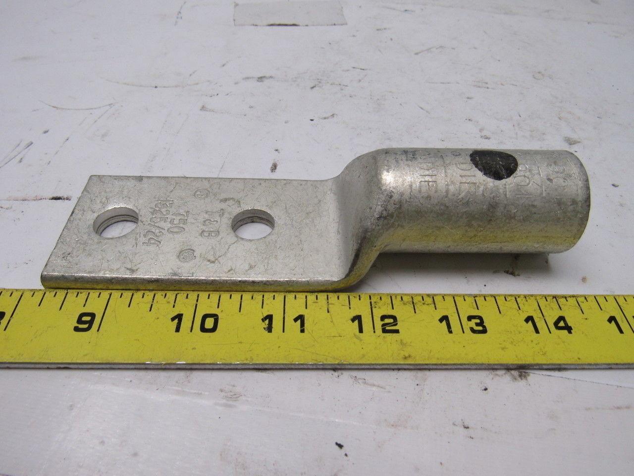 Thomas Betts 54880BE 2 Hole Lug  1/2" 750MCM Black 106 Die