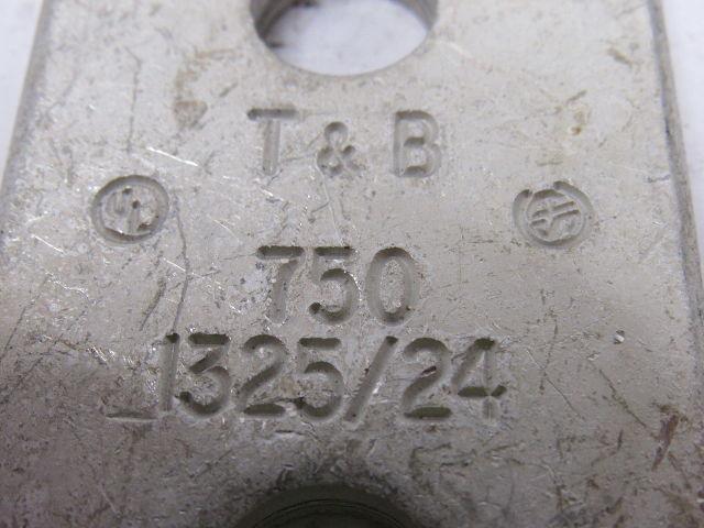 Thomas Betts 54880BE 2 Hole Lug  1/2" 750MCM Black 106 Die