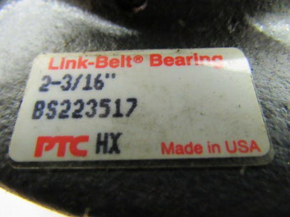 Link Belt BS223517 Flange Bearing 2-3/16" Bore 4 Bolt 7" OD
