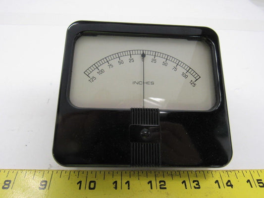 Simpson Analog Panel Meters -125 - 0 - +125 INCHES
