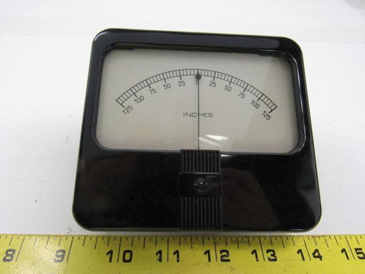 Simpson Analog Panel Meters -125 - 0 - +125 INCHES
