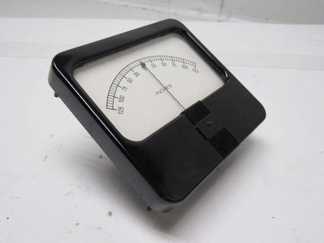 Simpson Analog Panel Meters -125 - 0 - +125 INCHES