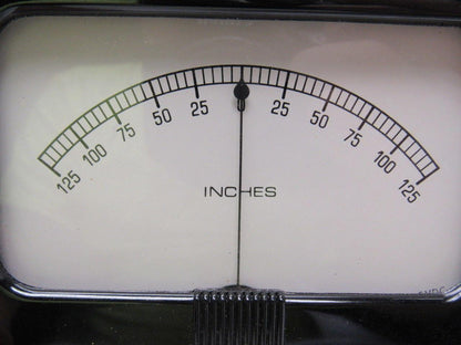 Simpson Analog Panel Meters -125 - 0 - +125 INCHES