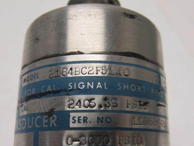 Viatran 2184BC2F51A0 Pressure Transducer 0-3000 PSIG