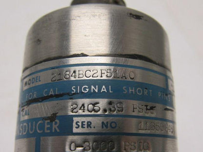 Viatran 2184BC2F51A0 Pressure Transducer 0-3000 PSIG