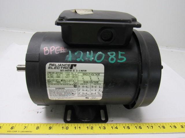 Reliance Electric P56X1424R 1/2HP 1725RPM 3PH 115/230V Electric Motor