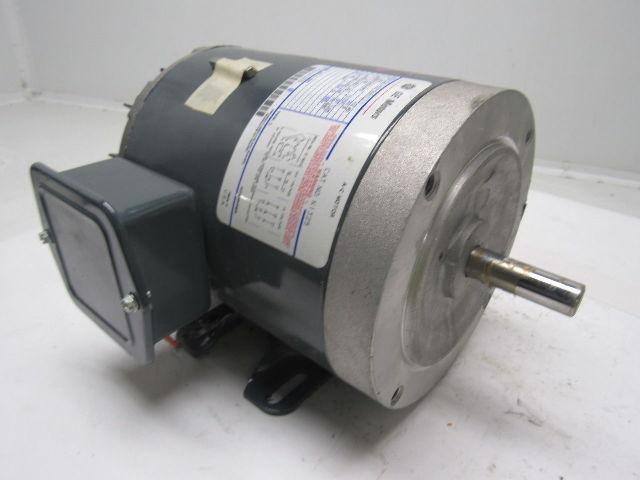 GE Fanuc 5K49MN6021 1/2HP 1140RPM 208-230/460V 3PH  Electric Motor