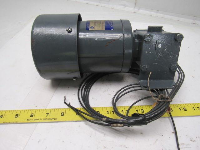 Paterson G85013 1PH 230V 310RPM 10.67:1 Ratio 10 IN-LBS Torque Gearmotor