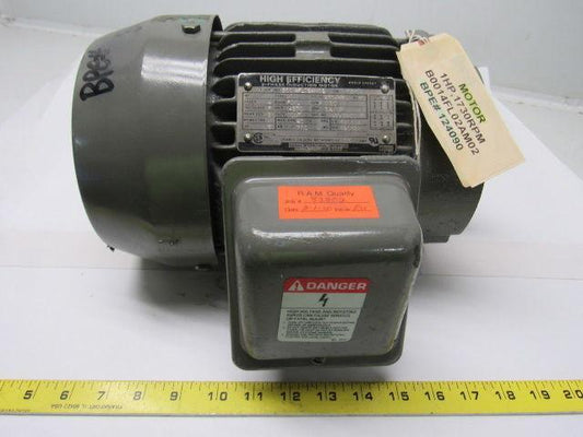 Toshiba B0014FLC2AM02 1 HP 1730 RPM 3 PH 230/460V Electric Motor