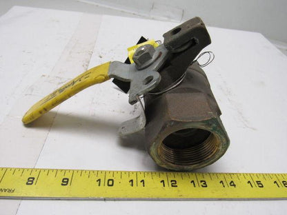 Apollo 1-1/2" Threaded Brass 2Pc  Ball Valve 600WOG