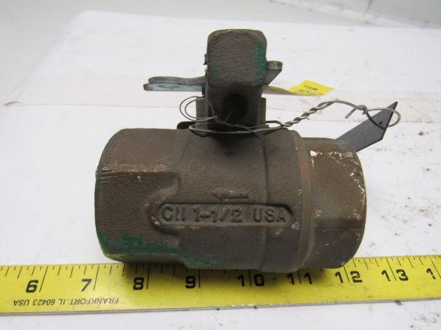 Apollo 1-1/2" Threaded Brass 2Pc  Ball Valve 600WOG