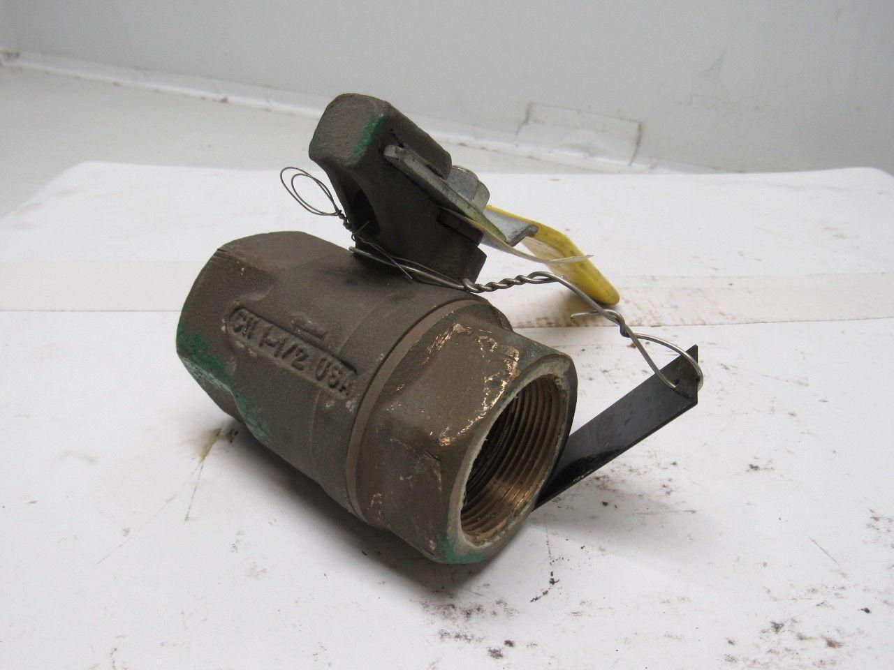 Apollo 1-1/2" Threaded Brass 2Pc  Ball Valve 600WOG