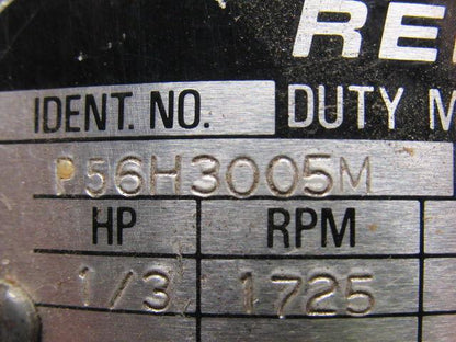 Reliance P56H3005M 1/3HP Electric Motor 3PH 230/460V 1725 RPM EA56 Frame