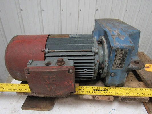 SEW-EURODRIVE FA70DV112M8/2BMHR Parallel Shaft Helical Gear Box 84.59:1 Ratio