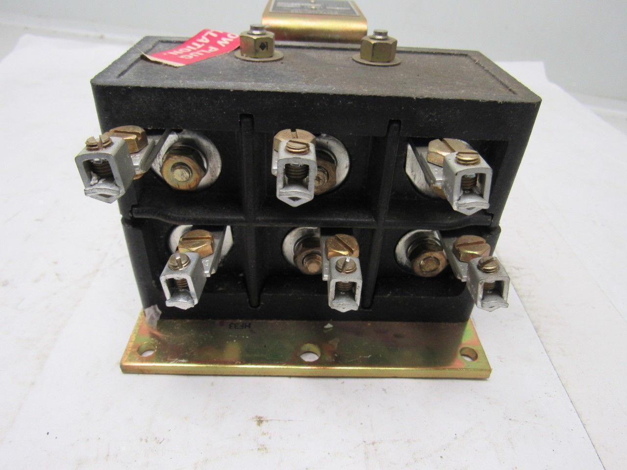 A-B Allen Bradley 987857 Bulletin 202 DC Contactor Size 2 45A 250 VDC