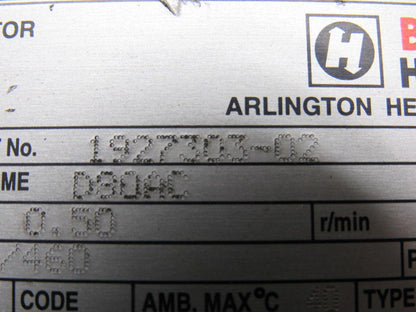 Brook Hansen 1927303-02 1/2HP 3PH 230/460V 1100RPM Electric Motor