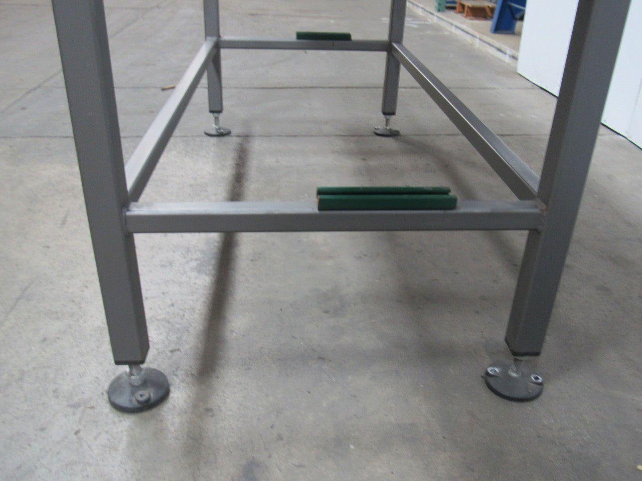 Slide Slider Bed Belt Conveyor 70"x 21-1/2" Stainless Steel  3PH 50FPM .75HP