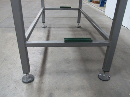 Slide Slider Bed Belt Conveyor 70"x 21-1/2" Stainless Steel  3PH 50FPM .75HP