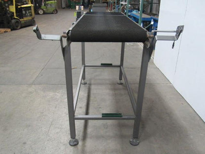 Slide Slider Bed Belt Conveyor 70"x 21-1/2" Stainless Steel  3PH 50FPM .75HP