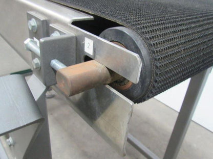 Slide Slider Bed Belt Conveyor 70"x 21-1/2" Stainless Steel  3PH 50FPM .75HP