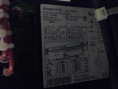 Siemens 3RW3455-0DC34 SIKOSTART Semiconductor Motor Controller Soft Start 50HP