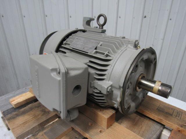Siemens RGZVTESD PE 21 PLUS 10HP 3PH 460V 1750RPM Mill & Chemical Electric Motor