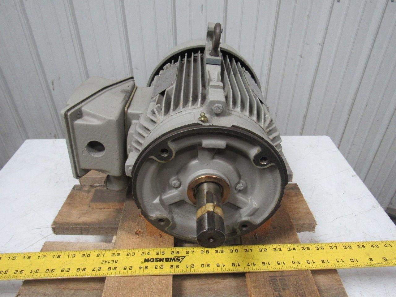 Siemens RGZVTESD PE 21 PLUS 10HP 3PH 460V 1750RPM Mill & Chemical Electric Motor