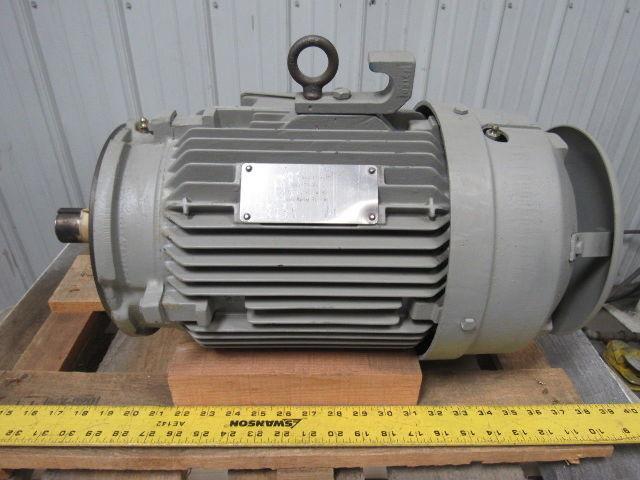 Siemens RGZVTESD PE 21 PLUS 10HP 3PH 460V 1750RPM Mill & Chemical Electric Motor