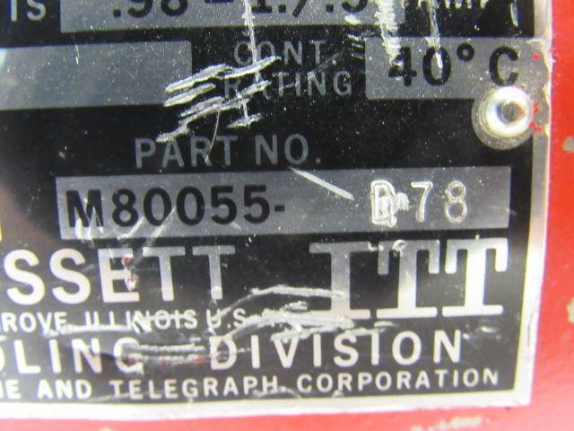 Bell & Gossett M80055-D78 1/4Hp 3PH 208-230/460V 1750RPM Electric Booster Motor