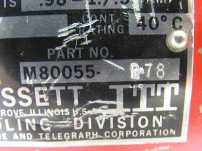 Bell & Gossett M80055-D78 1/4Hp 3PH 208-230/460V 1750RPM Electric Booster Motor