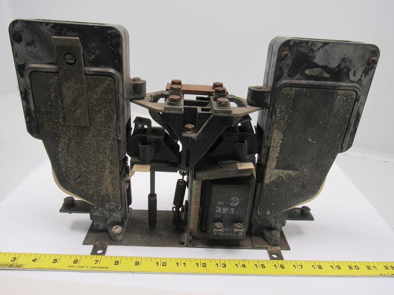 GE General Electric 5D01JJA002 DS303A DC Contactor 600V 300A 230/250VDC Coil