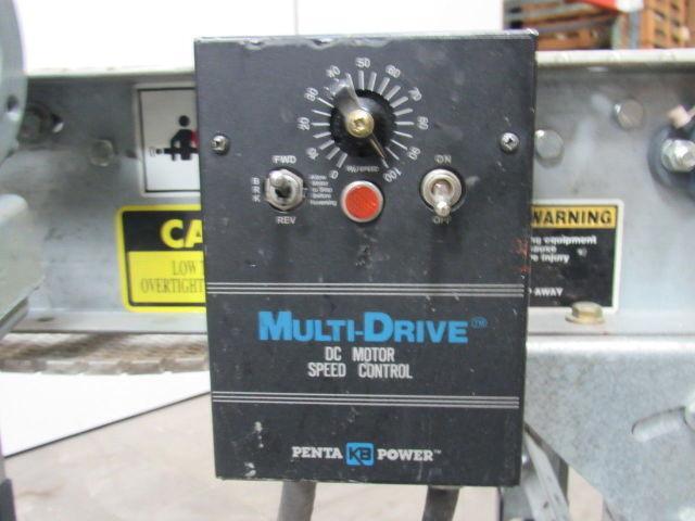 32"x13" Metering Separation Conveyor 0-64FPM 115V Rolling W/Locks 6'Cord