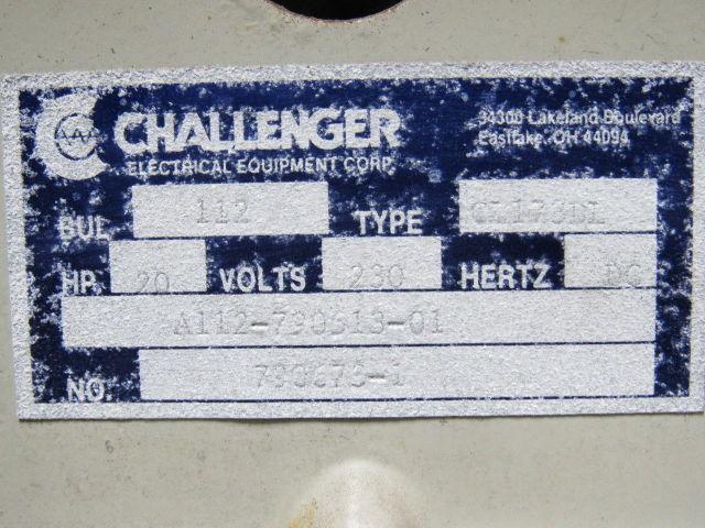 Challenger CL173DL 20 Hp 230VDC Resistor Bank