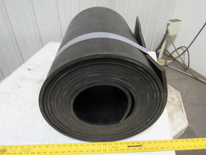 4-Ply Grade 1 Extreme Duty Black Smooth Rubber Conveyor Belt 1/2"Tx34'Lx24"W