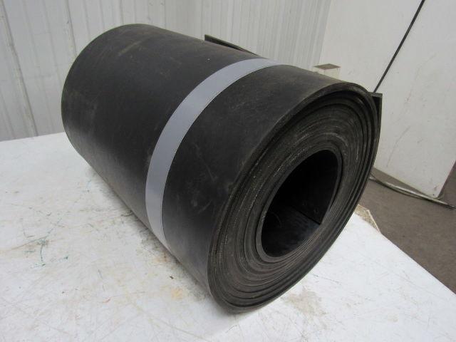 4-Ply Grade 1 Extreme Duty Black Smooth Rubber Conveyor Belt 1/2"Tx34'Lx24"W