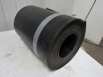 4-Ply Grade 1 Extreme Duty Black Smooth Rubber Conveyor Belt 1/2"Tx34'Lx24"W