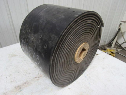 4-Ply Grade 1 Extreme Duty Black Rubber Bucket Elevator Belt 1/2"Tx40'Lx13"W