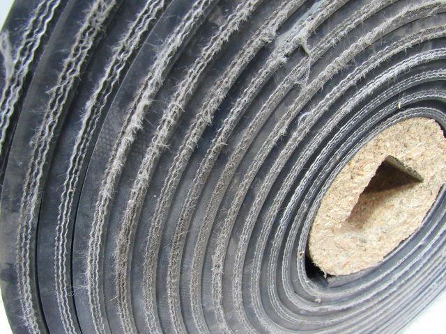 4-Ply Grade 1 Extreme Duty Black Rubber Bucket Elevator Belt 1/2"Tx40'Lx13"W