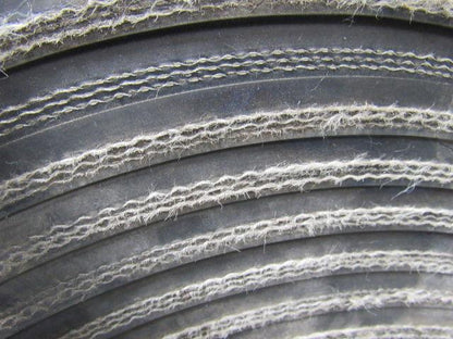 4-Ply Grade 1 Extreme Duty Black Rubber Bucket Elevator Belt 1/2"Tx40'Lx13"W