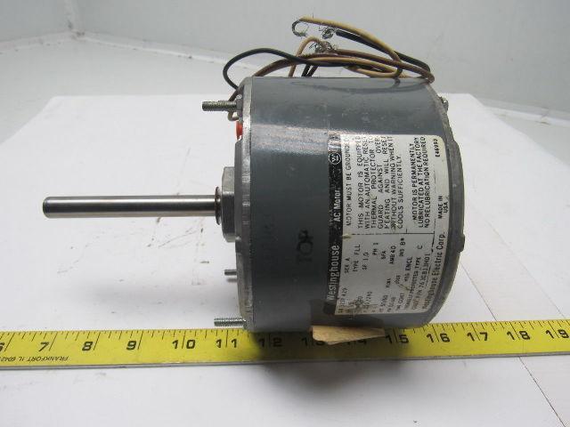 Westinghouse 323P 429 1/6HP 1PH 220/240V 1140RPM Electric Motor
